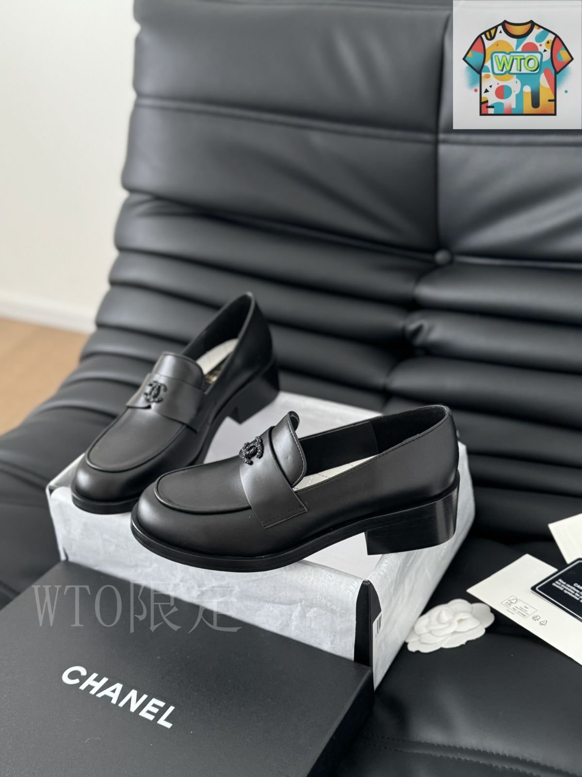 CHANEL ローファー　2018B メティエダール シャネル 24B メティエ・ダー・アール ローファーシューズ03