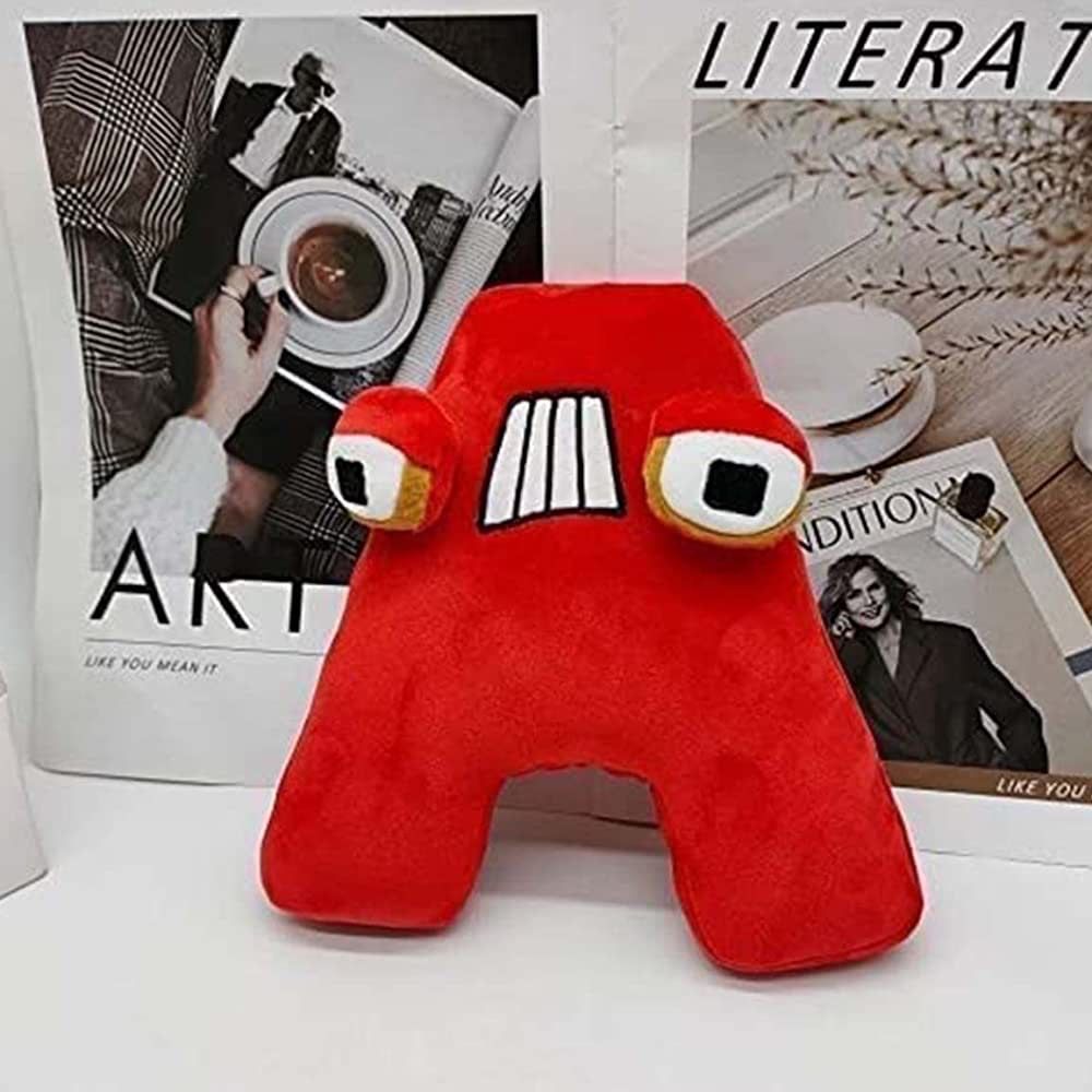 アルファベットロア BIGぬいぐるみ４個 アルファベットのおもちゃ ロア ぬいぐるみ 教育用ぬいぐるみ (4PCS