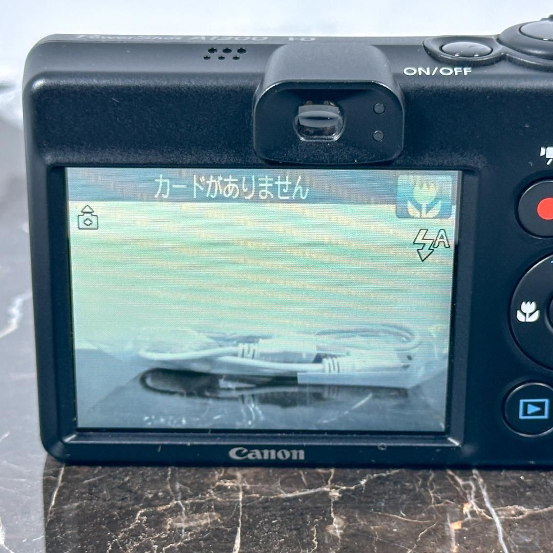激レア美品】Canon PowerShot A1300 ブラック コンパクト