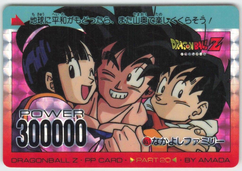 ドラゴンボール カードダス　なかよしファミリー　No.389 アマダ 安い割引 ドラゴンボール アマダ No.389 なかよしファミリー