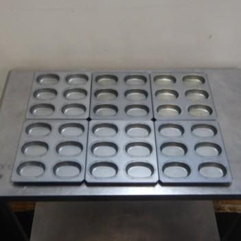 6個セット シリコン加工 オーバル 型 天板 6個 W210D220H20mm 1個W80D50深18mm 303g