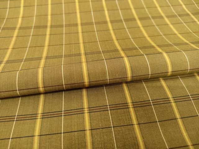 上質な紬 格子