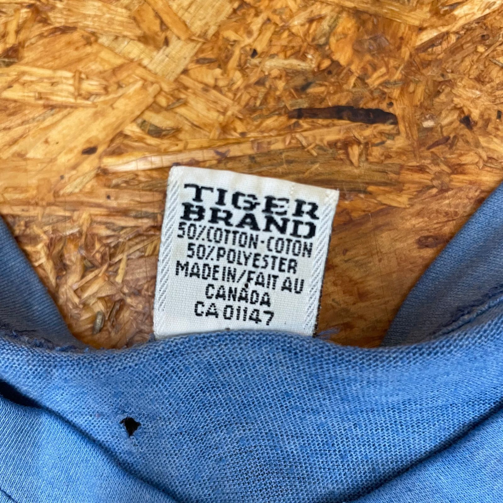 古着 90年代 SHELLY ツートン プリントTシャツ リンガーTシャツ USA製 レディースM相当 ヴィンテージ /eaa540488 90s 90年代 アメリカンサンダー バイカー | ヴィテージ古着屋