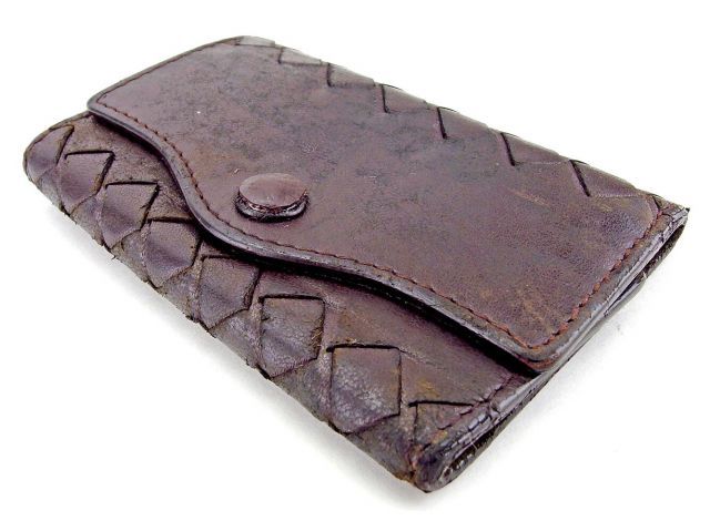 Bottega Veneta ボッテガヴェネタ ダークブラウン キーケース 5連 ボッテガ ヴェネタ キーケース 5連キーケース イントレチャート