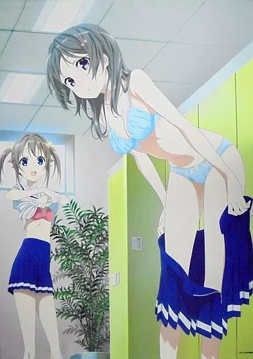 ハイスクール・フリート　知名もえか　岬明乃　ビッグタペストリー 中古】タペストリー 岬明乃＆知名もえか 描き下ろしビッグタペストリー