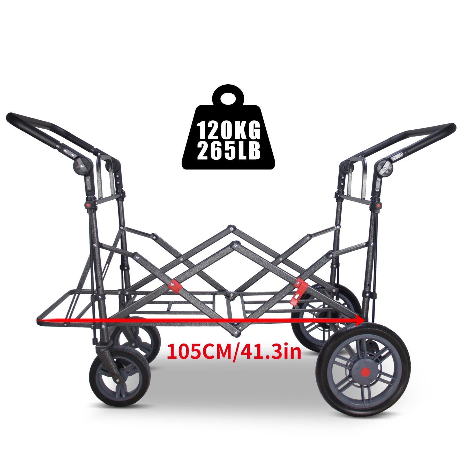 ストッパー付き キャリーカート