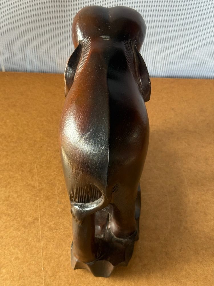 古色味！【根付 神様 仏様・38・提げ物 骨董 桑の神様？】◇牙 木製