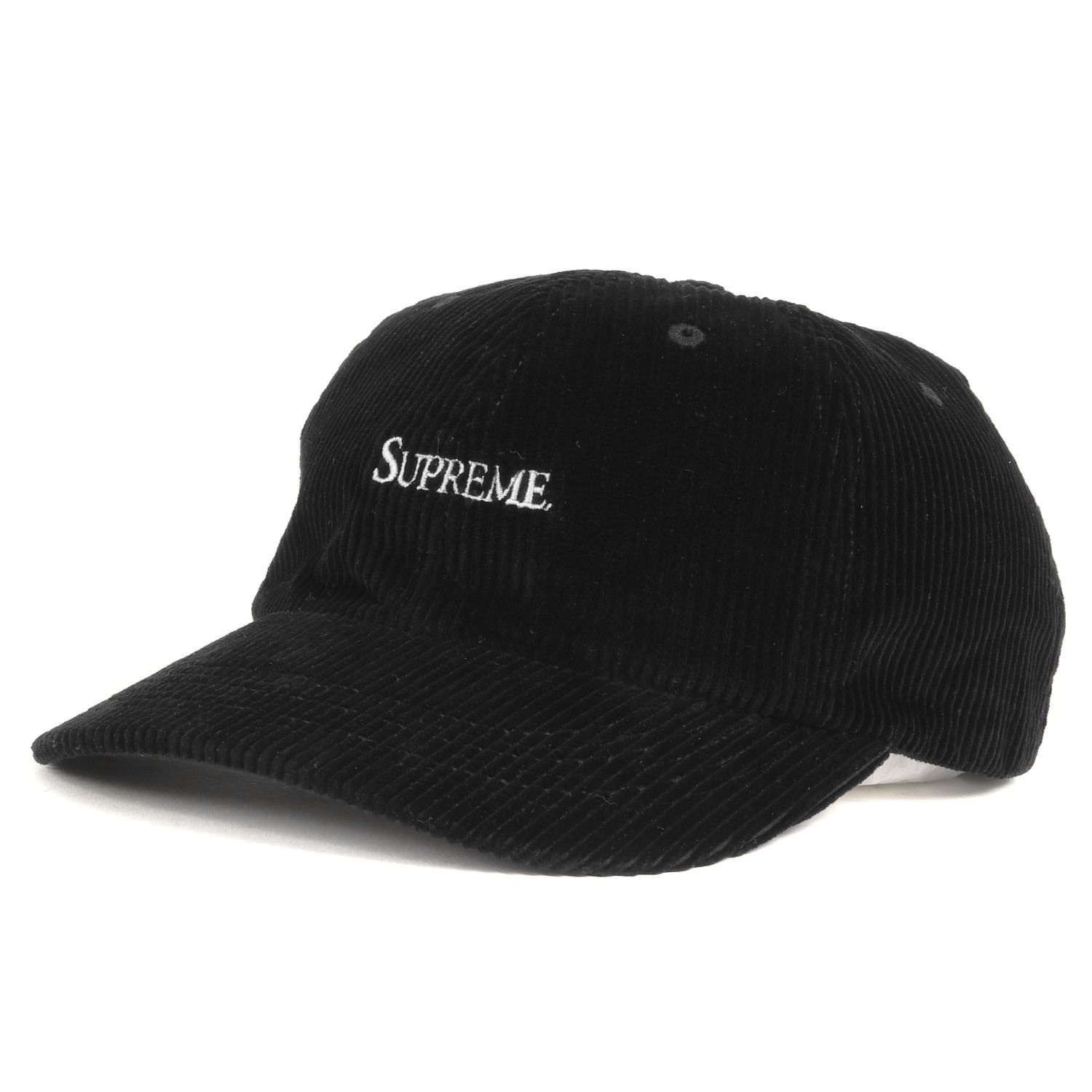 Supreme コーデュロイ キャップ シンプル ワンポイント