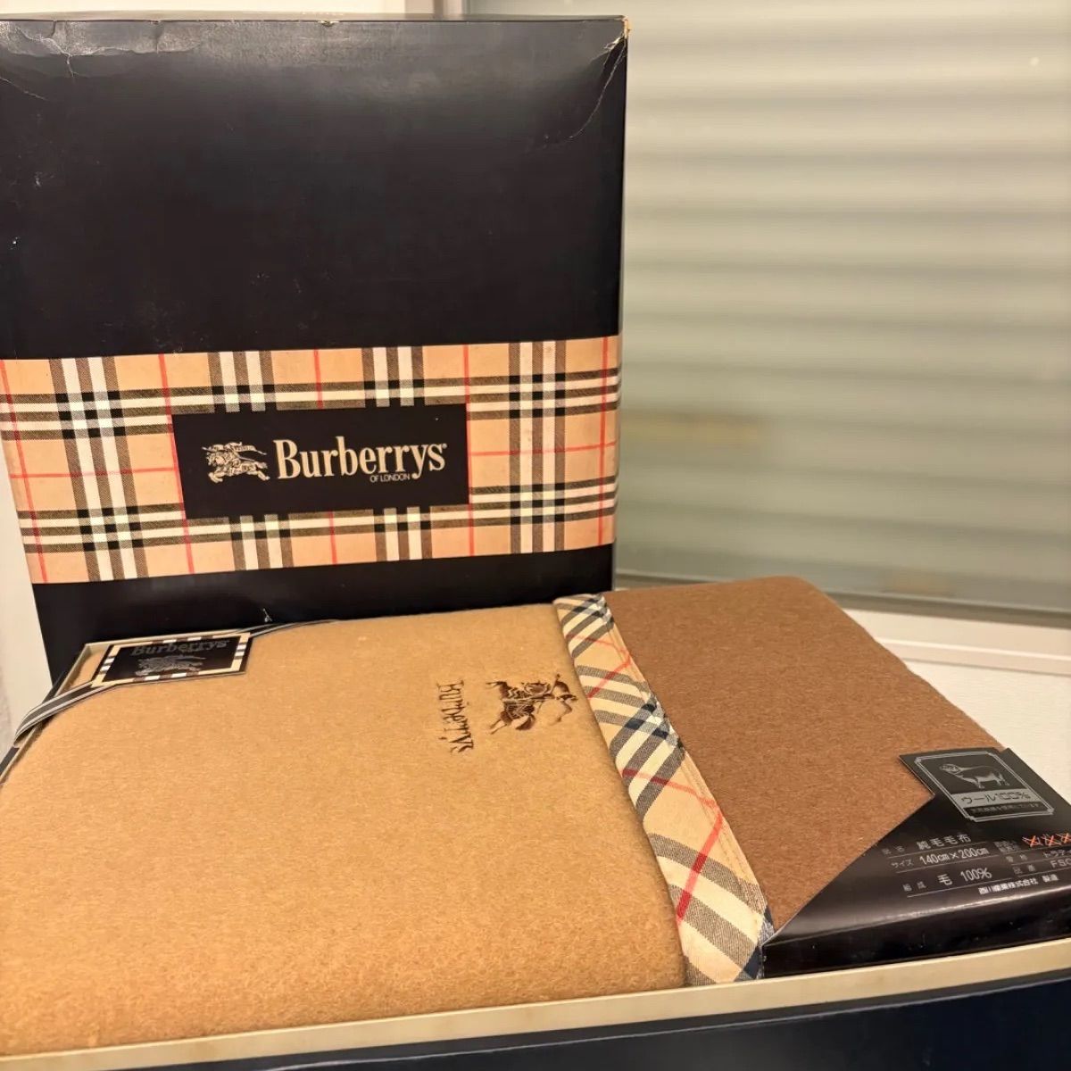 バーバリー 毛布 BURBERRY