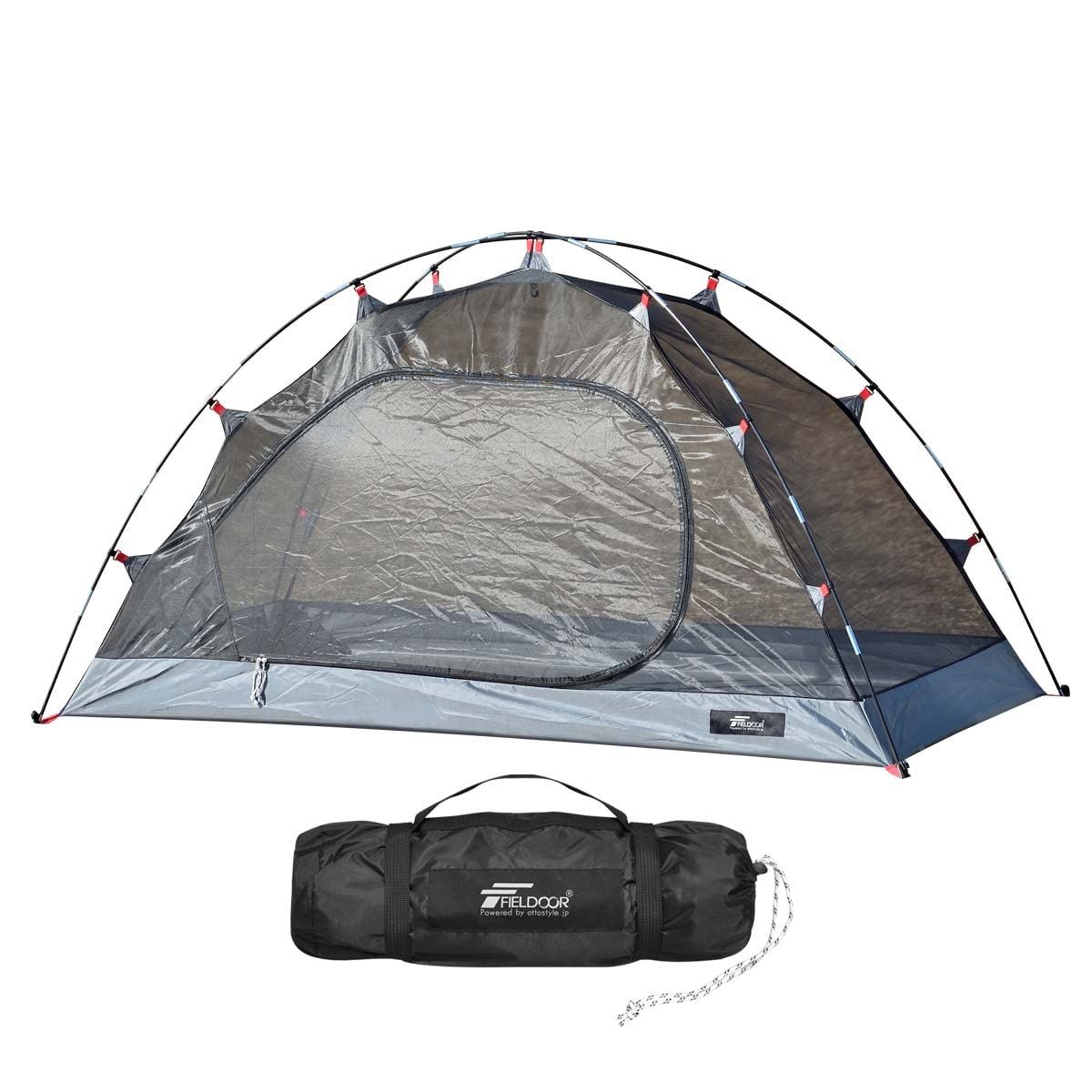 新品！　トンネルテント ソロ用 2ルームテント インナー付き グランドシート付き トンネルテント ソロ用 2ルームテント インナー付き グランドシート