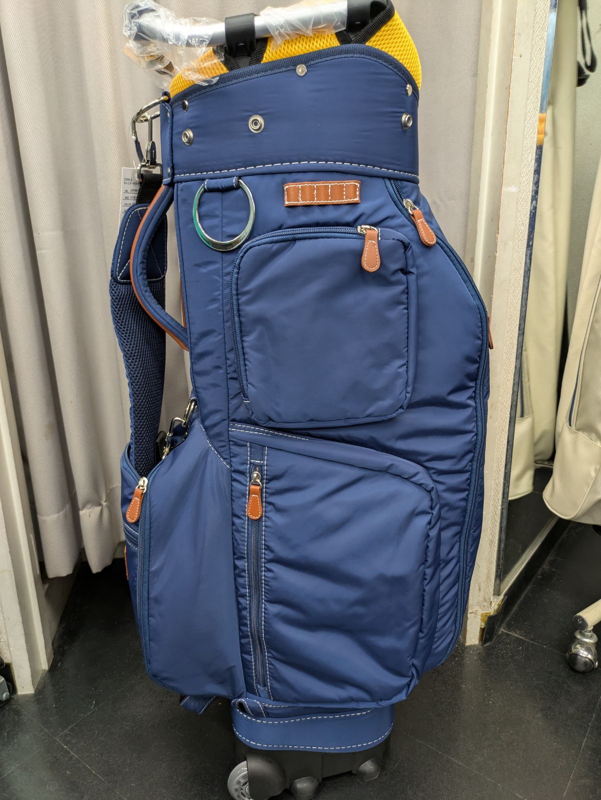 ♥品 ゴルフバック キャディバック OOWLS キャスター付きキャディバッグ ﾈｲﾋﾞｰ9.5型 47インチ対応 JYPRF23TCB 2025年モデル ジーパーズオリジナル 葛西店