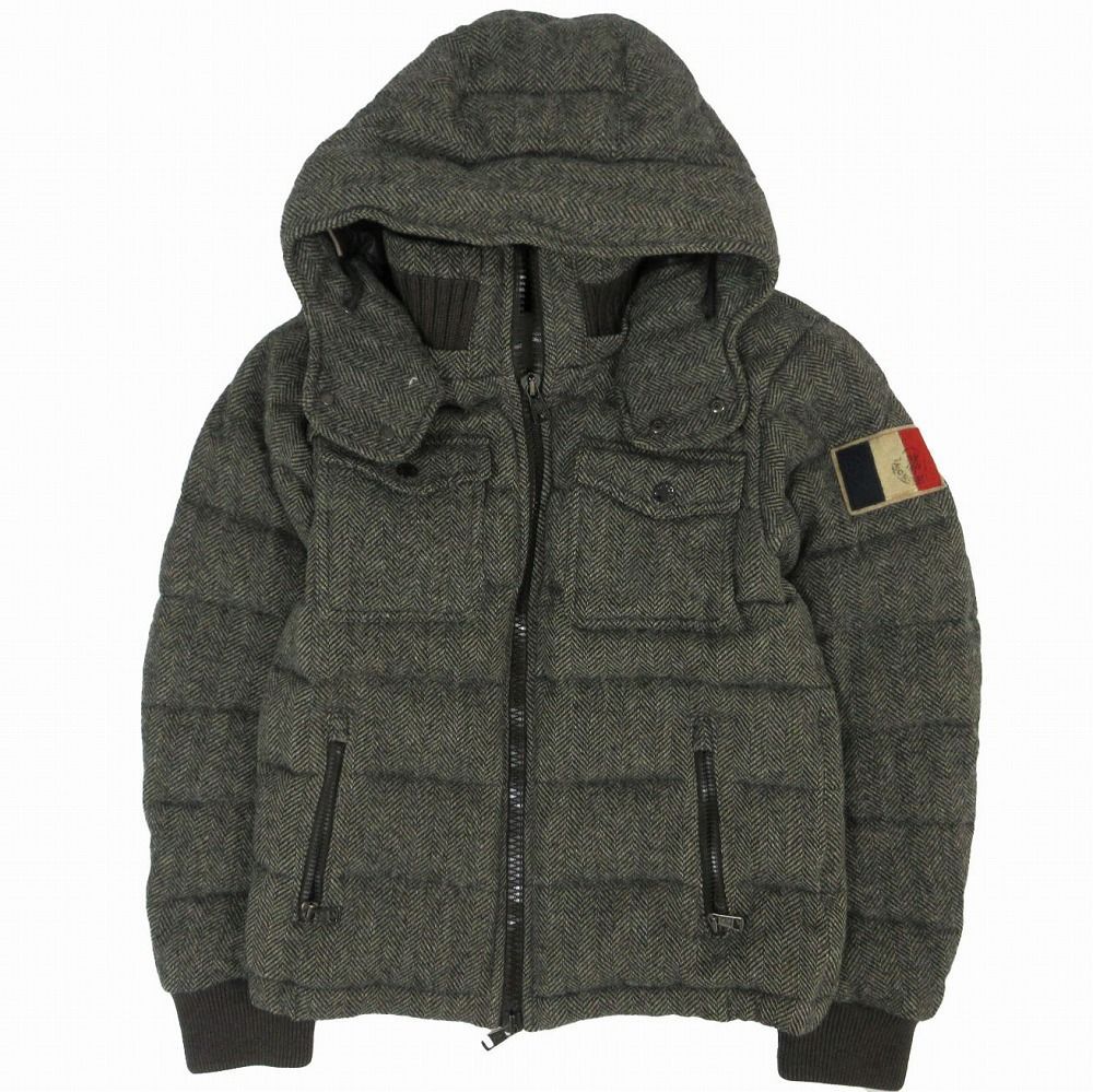 モンクレール FLORIAN ヘリンボーン ウール ダウンジャケット MONCLER モンクレール FLORIAN フロリアン ヘリンボーン