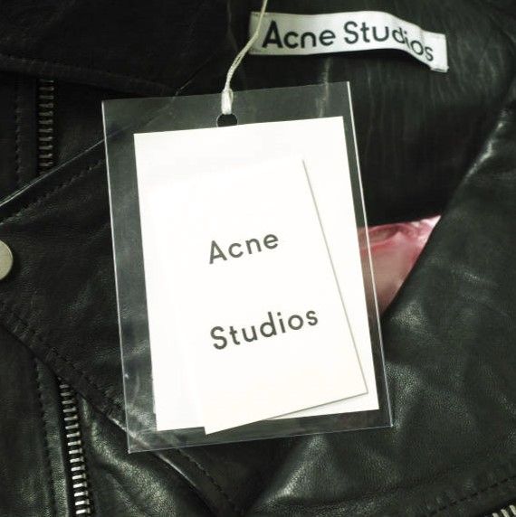 新品 Acne Studios アクネストゥディオズ DISTRESSED LEATHER JACKET
