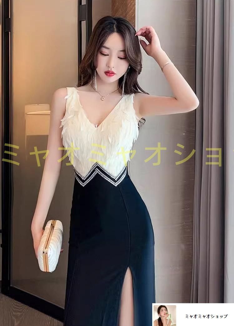 パーティードレス 花柄 刺繍 シースルー おしゃれ オーガンジー