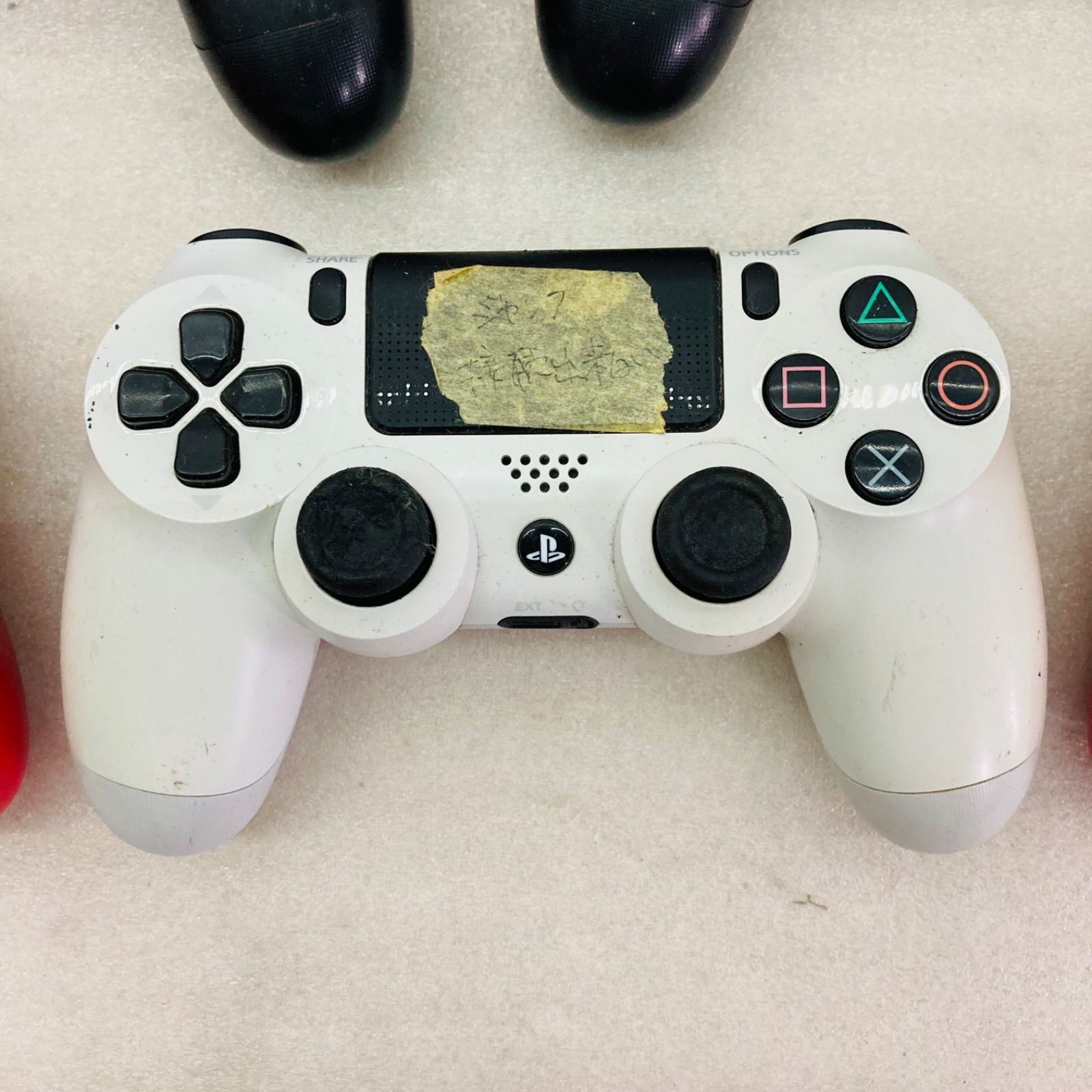 ジャンクまとめ PS4 コントローラ DUALSHOCK4 ブラック ホワイト レッド 10個 Playstation4 プレイステーション4 プレステ4 デュアルショック4 AD1 UP786_INFO