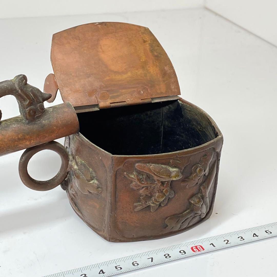 古銅　特大　矢立　タサオ　605g 東金6-0311③ 古銅 特大 矢立 タサオ 605g 東金6-0311③ - メルカリ