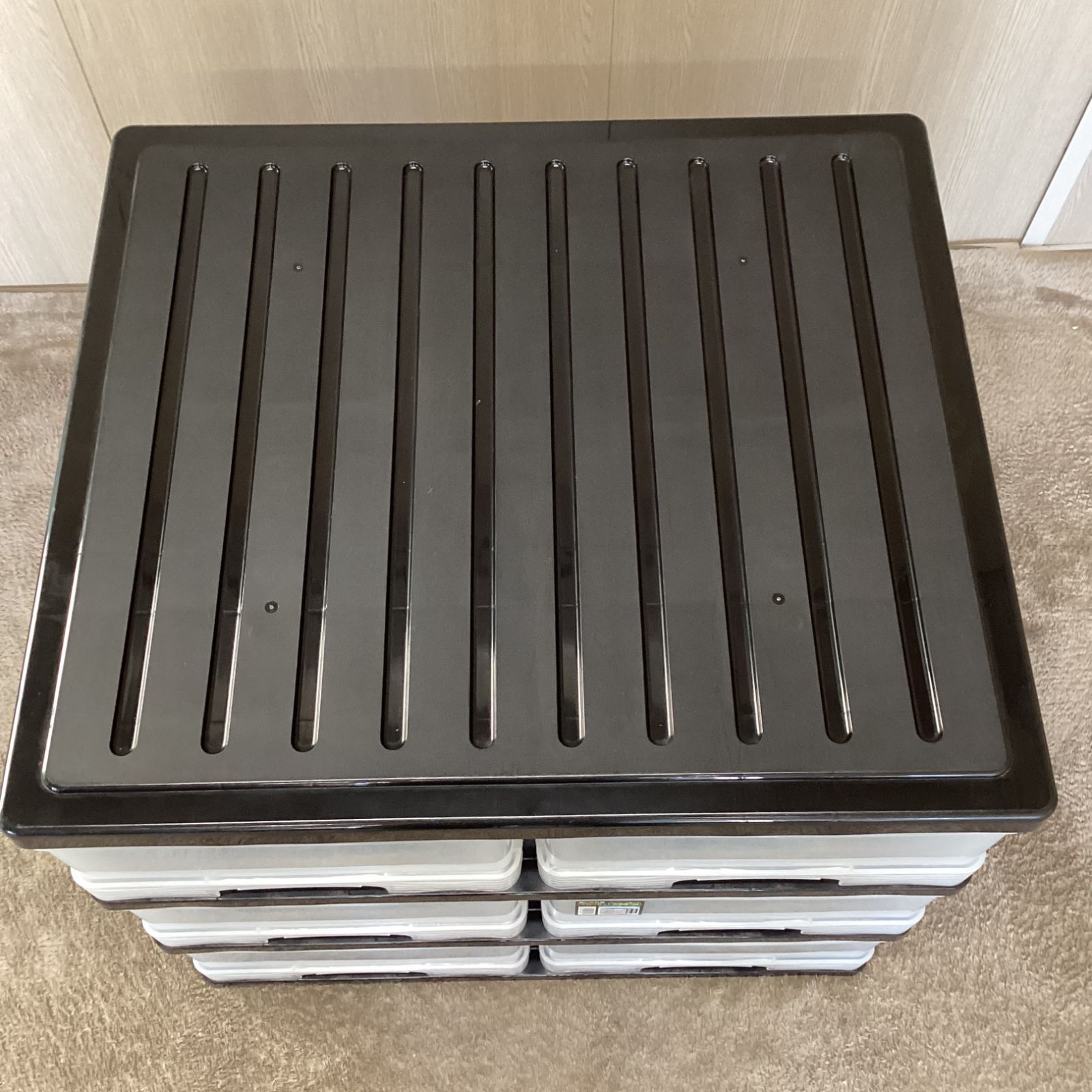 205,【現地引取りのみ】【リユース品】プラスチック収納ケース 衣装