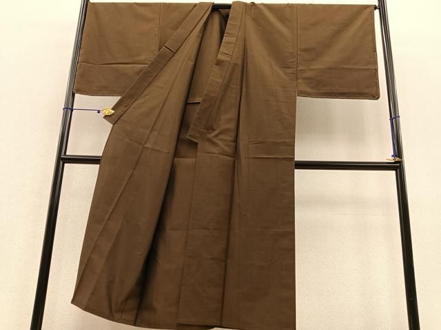  平和屋着物▽男性 紬 単衣 霞文 正絹 ♥ hv 着物 着物 浴衣