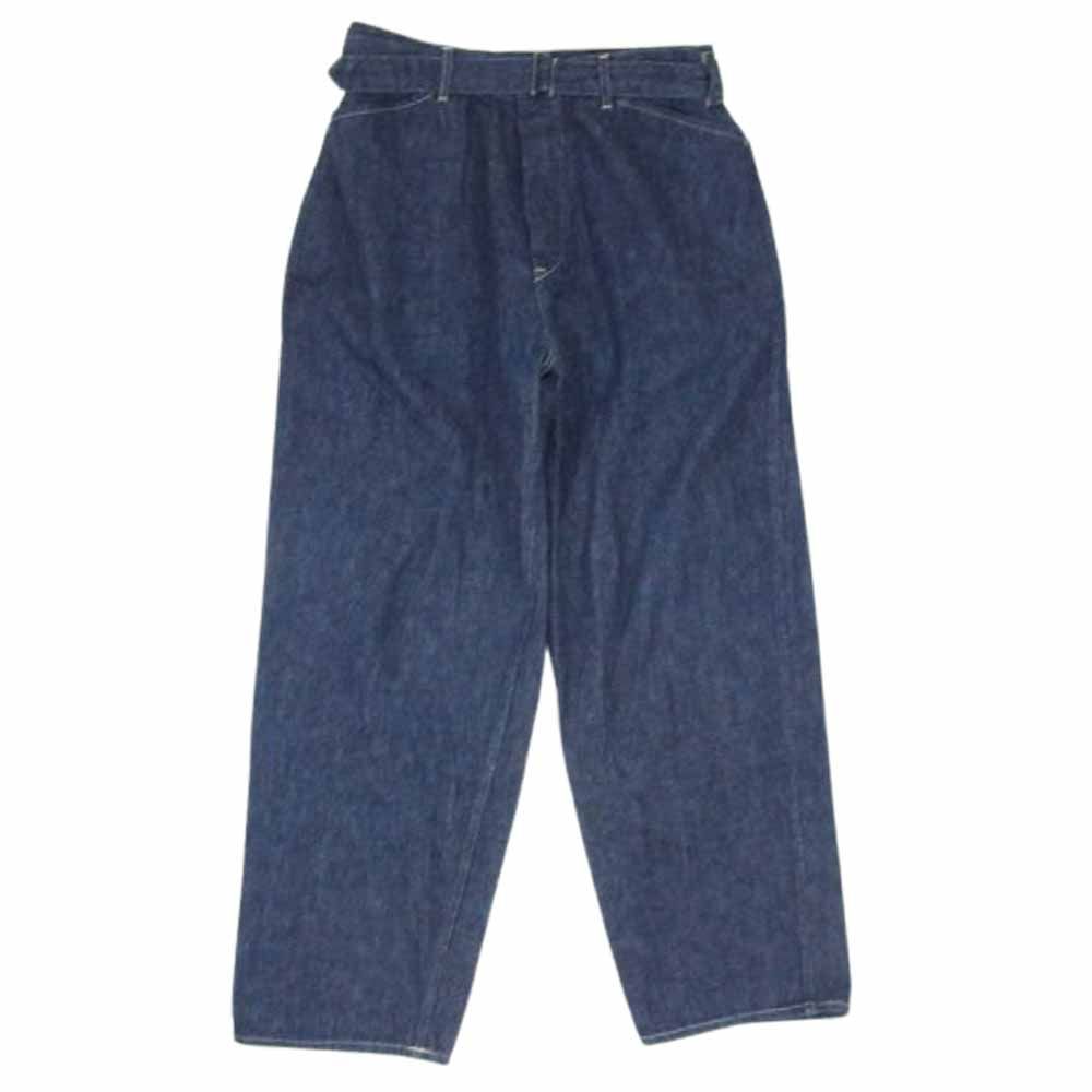 COMOLI 20AW デニム ベルテッド パンツ インディゴ サイズ4 COMOLI デニム ベルテッドパンツ | 大阪心斎橋のメンズ洋服の