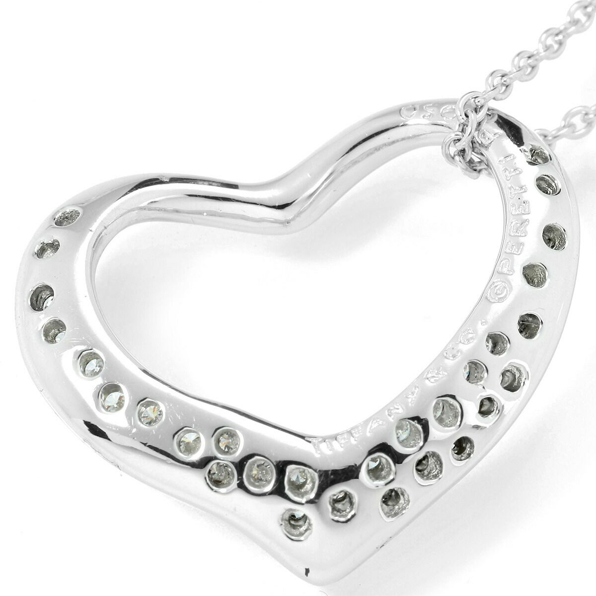 ティファニー エルサ・ペレッテ オープンハート ペンダントネックレス  