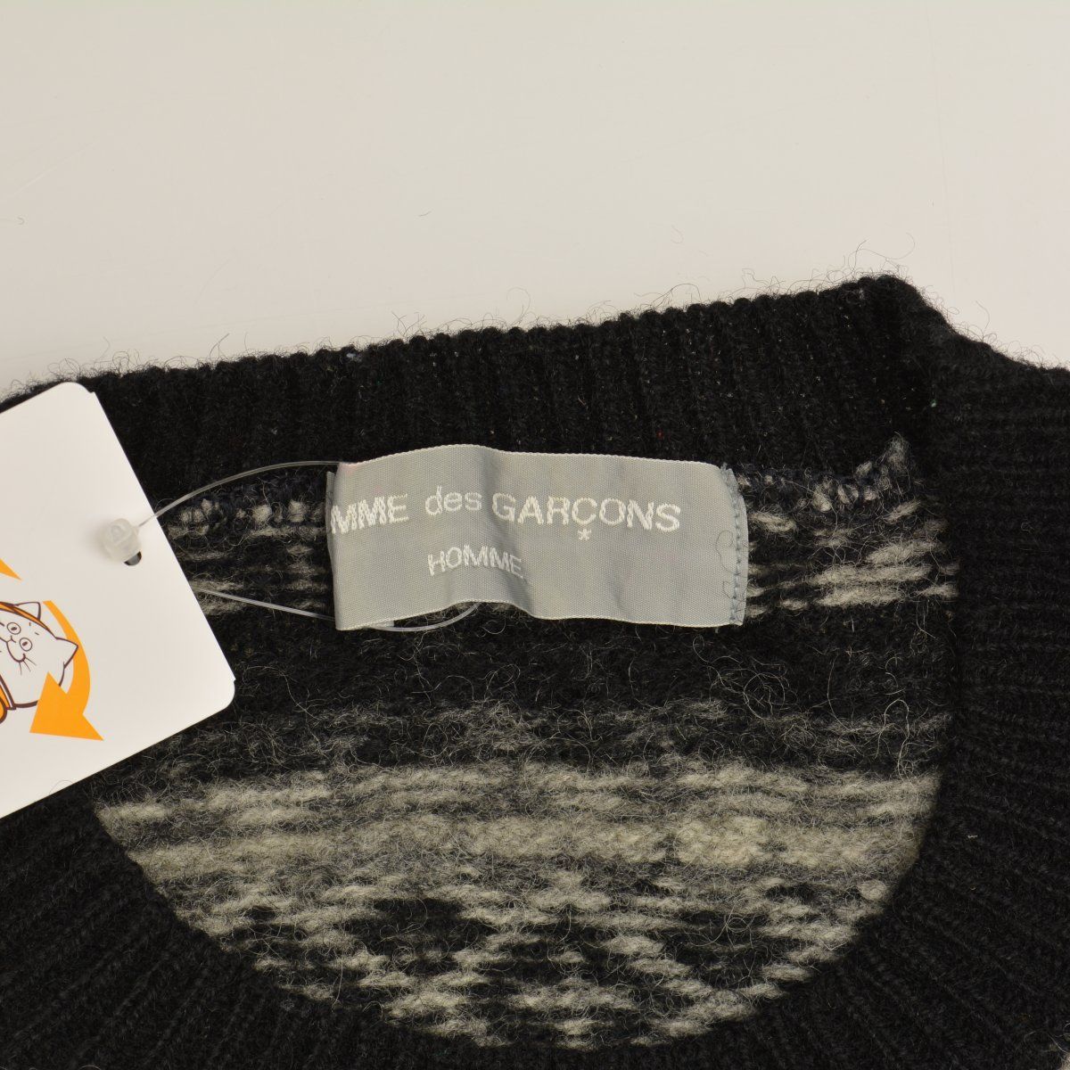 COMMEdesGARCONSHOMME】80s AD1989 archive HN-080100 ジャガード  