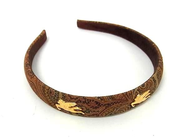 □美品□ ETRO エトロ ペイズリー柄 カチューシャ ヘア