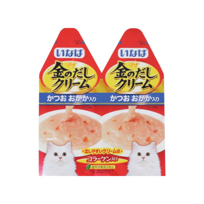 いなばペットフード株式会社 金のだし クリーム かつお おかか入り 60g 48袋セット
