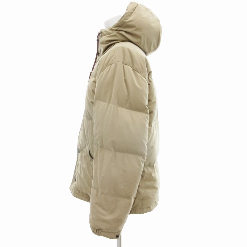 【美品】CAMP7 ダウンジャケット　シンパテックス　M ベージュ　ブラック CAMP7◇シンパテックスダウンジャケット&frasl;M&frasl;ベージュ&frasl;CP-4116003