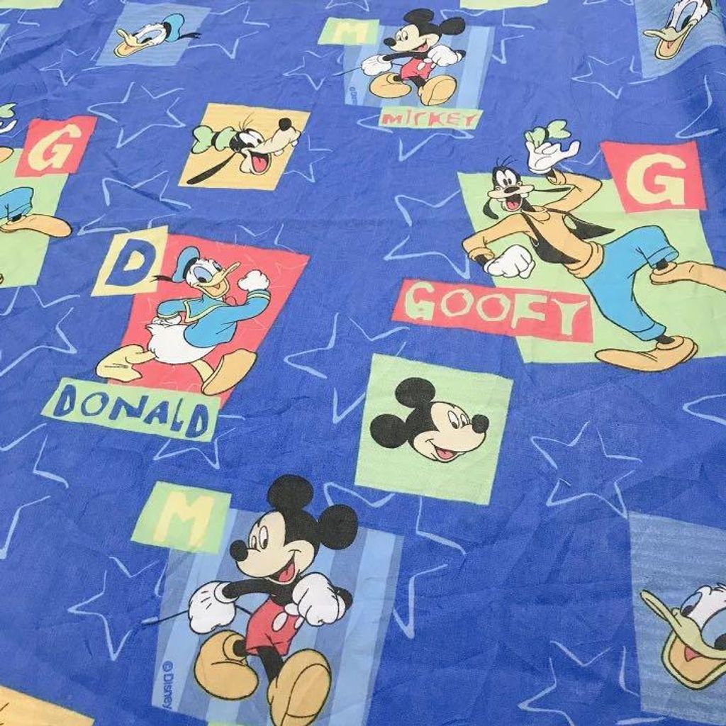 S-23 90年代/ディズニー/ヴィンテージ/ミッキー/ドナルド/ボックスシーツ