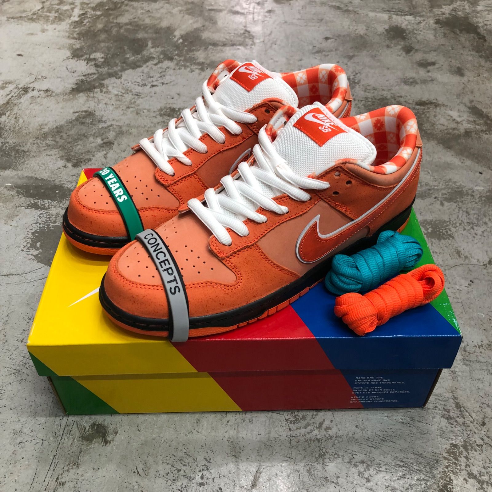 スペシャルボックス 未使用品 Concepts × Nike SB Dunk Low SP