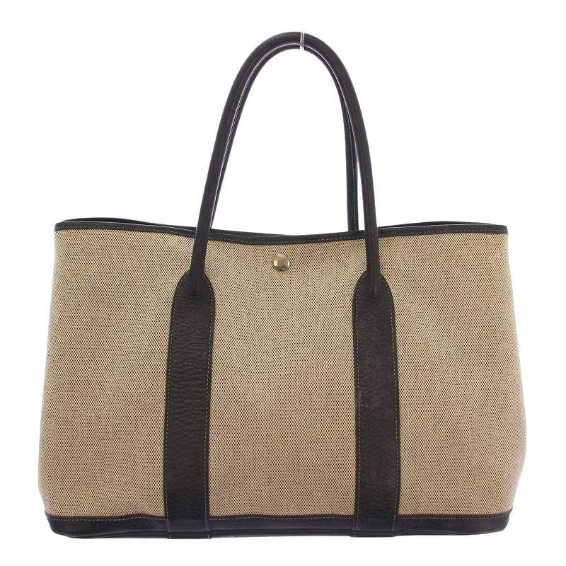 エルメス HERMES ガーデンパーティ PM トワルアッシュ トート