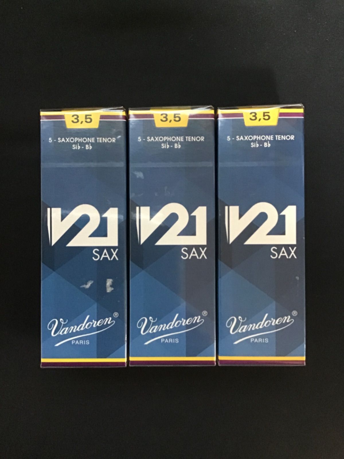 3箱セット バンドーレン テナー サックス リード V21 3.5