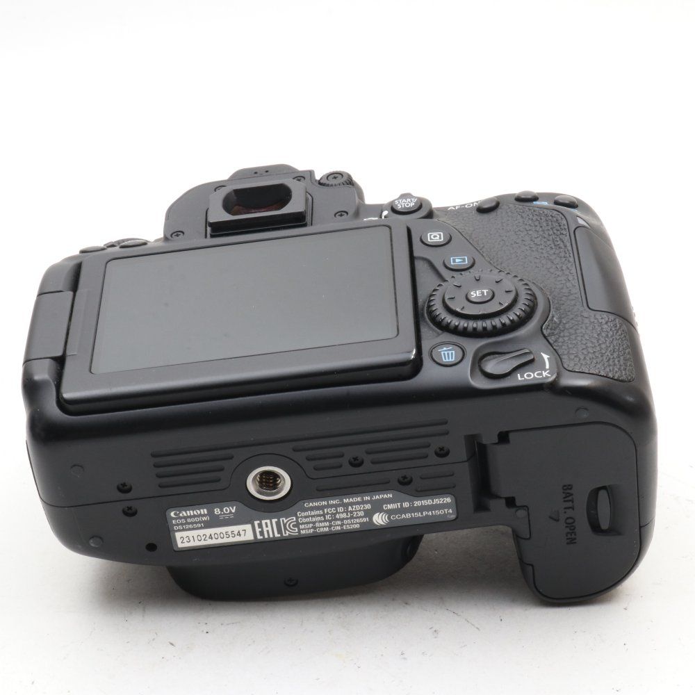 Canon EOS 80D 本体　ボディ　（バッテリー＆充電器付属） EOS 80Dをガンガン使いたい！社外バッテリーを購入 | CPUのカボス漬け