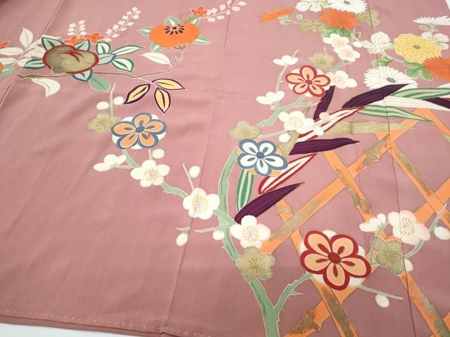 平和屋着物○豪華振袖 籬花文 金彩 正絹 逸品 CAAY9411th - メルカリ