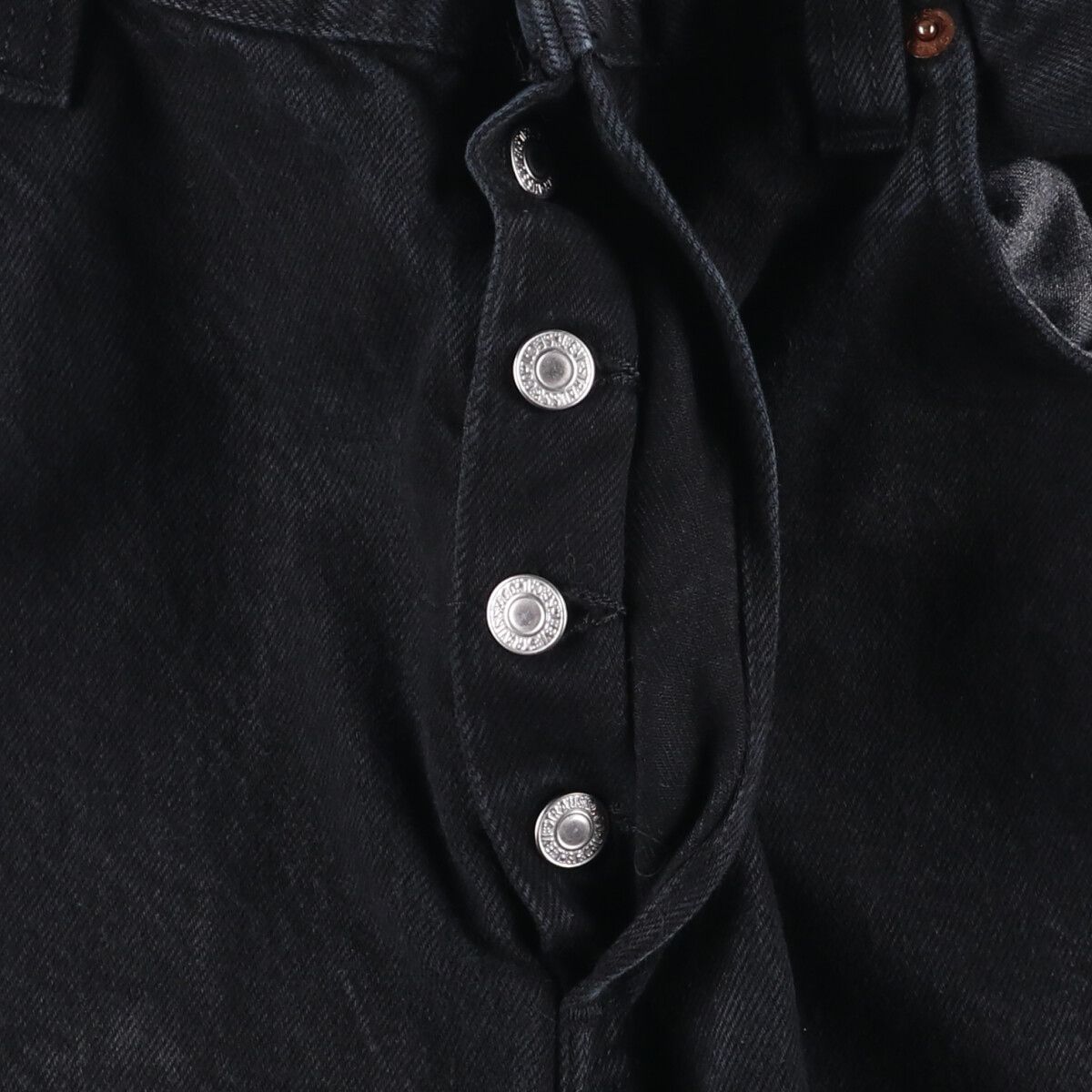 ブラックデニム ストレートデニムパンツ