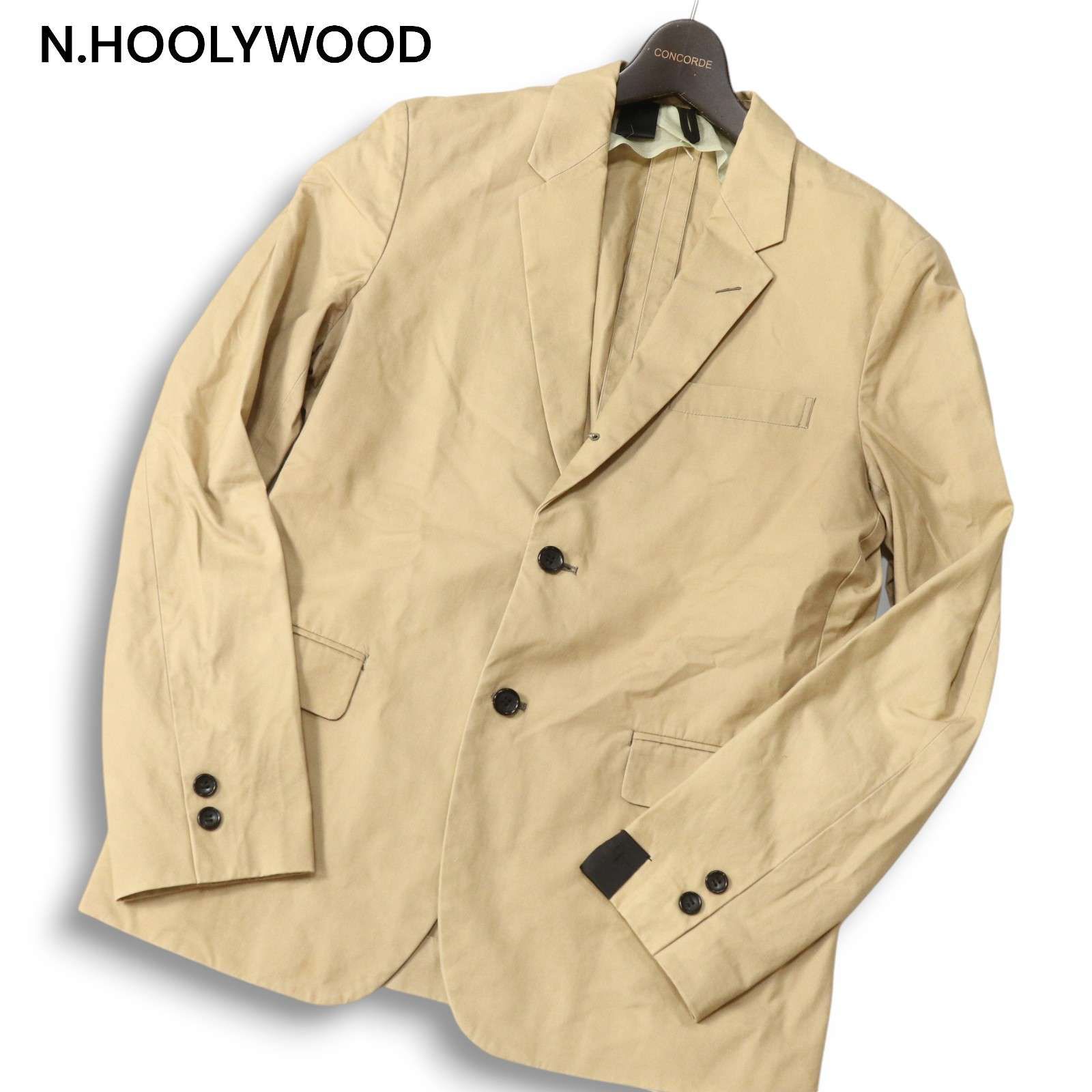 N.HOOLYWOOD テーラードジャケット　ミスターハリウッド N.HOOLYWOOD ミスターハリウッド 221-JK05 通年 コットン ツイル