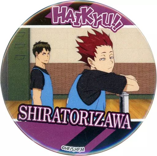 中古】バッジ・ピンズ 21.天童覚 「ハイキュー!! 缶ガチャ(54mm) 04