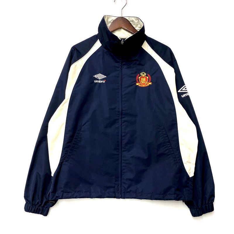 希少◎アンブロ 90s ネイティブ柄 ナイロンジャケット L ボルドー ネイビー 中古・古着通販】UMBRO (アンブロ) ナイロンジャケット