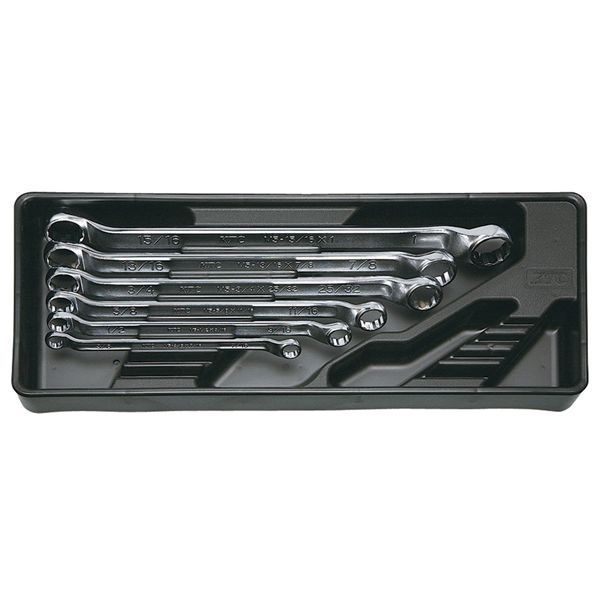 KTC 京都機械工具 メガネレンチセット 6本組 inch TM506B