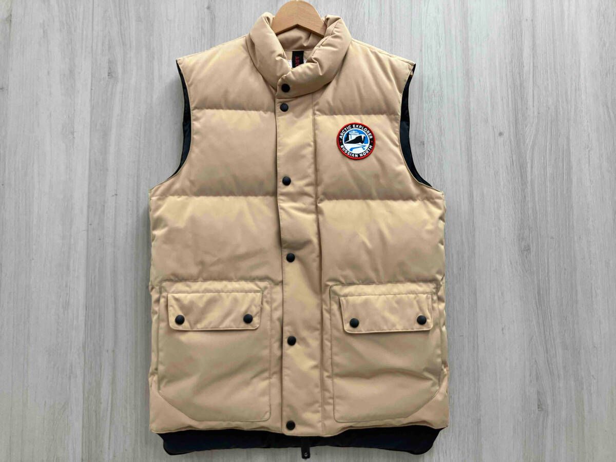 ARCTIC EXPLORER ダウンベスト Sサイズ ベージュ アークティック 