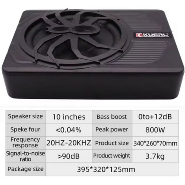 レインボーLED 薄型ウーハーシステム