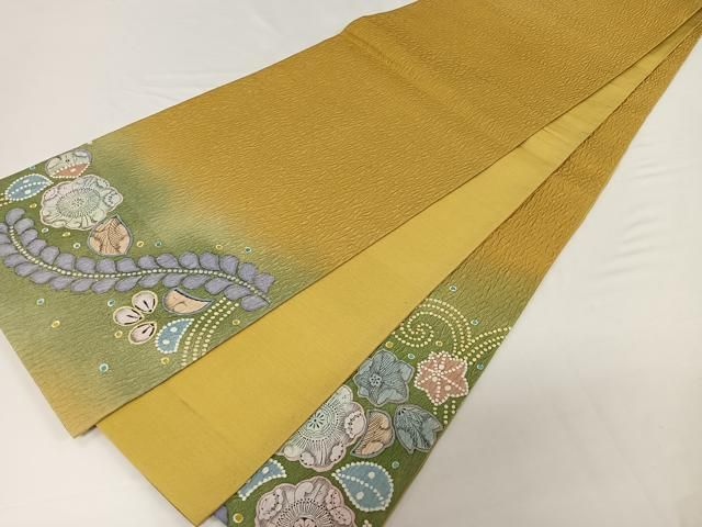 袋帯《唐織・辻が花文様》 平和屋着物○六通柄袋帯 作家物