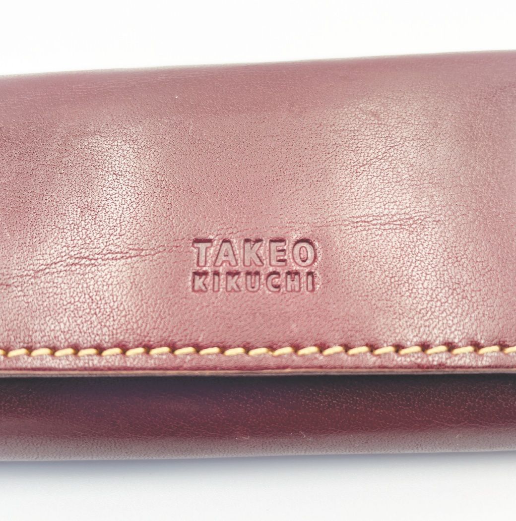 ✱TAKEO KIKUCHI（タケオキクチ）✱本革 キーケース 4連 スマートキー