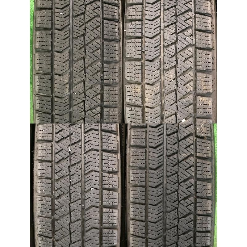 ムーヴ ブリヂストン ブリザック VRX 2018年製 スタッドレスタイヤ ホイールセット DM-10 155/65R14 軽自動車 新品 4本セット 送料無 4本 2018年製 中古 ブリヂストン BLIZZAK VRX スタッドレス タイヤ 155