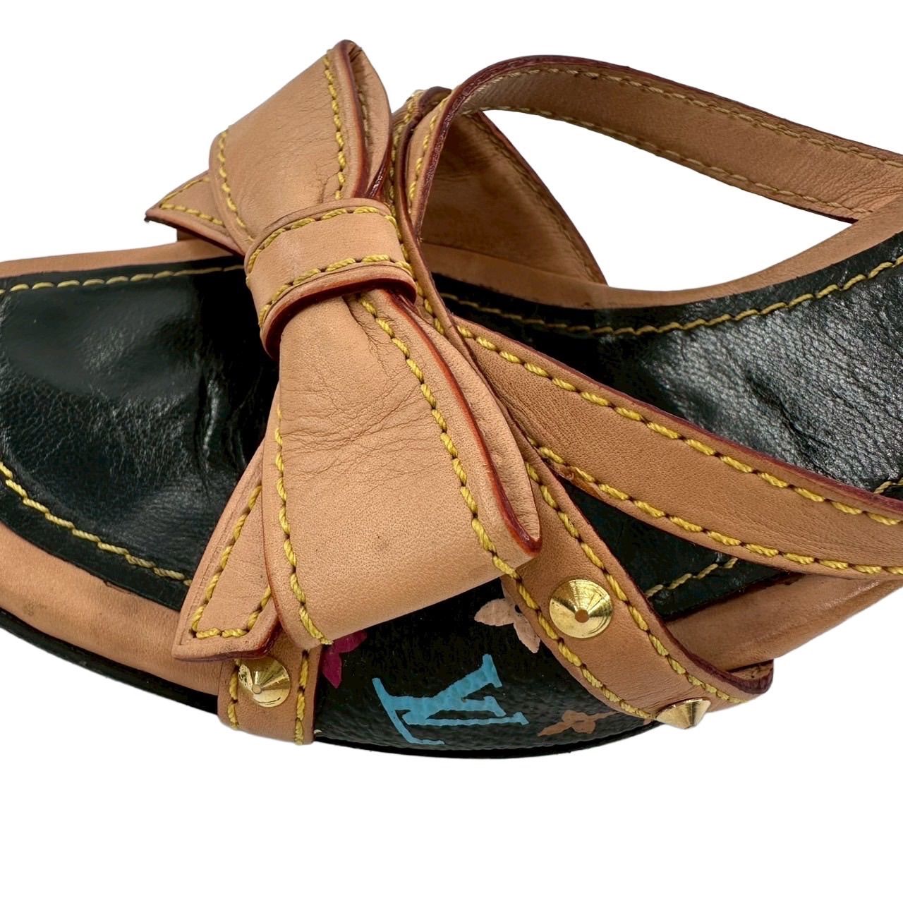 希少】ルイヴィトン LOUIS VUITTON 36.5 ウエッジソール モノグラム