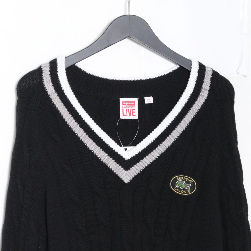 SUPREME × LACOSTE Tennis Sweater XLサイズ - メルカリ