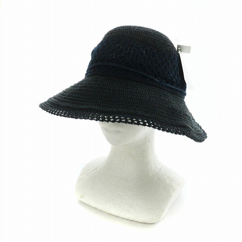 特価ブランド Les Belles Modes レスベルモード ハット 麦わら帽子 上品リボン 帽子