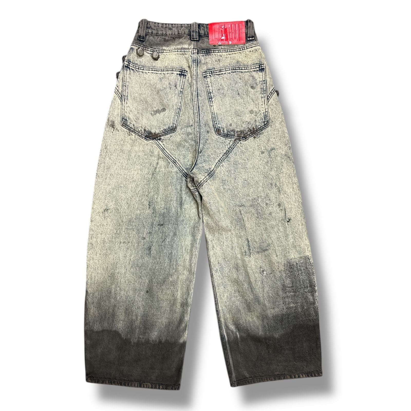 参考上代44000円 LATUI ATELIER RAIN WALKER JEANS ライン