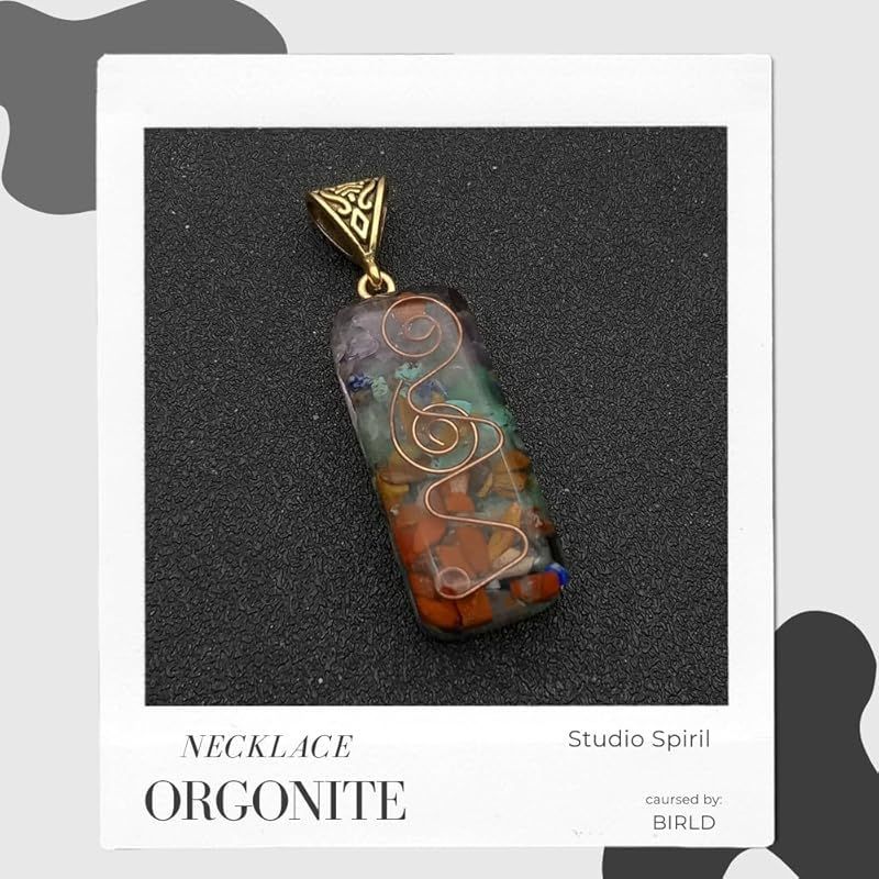 BIRLD] オルゴナイト 天然石 ネックレス 癒し 浄化 ORGONITE  