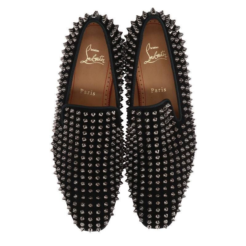 pinkshellルブタン ダンデライオン　スパイクフラット　 サイズ39 クリスチャンルブタン DANDELION SPIKES FLAT ダンデリオン